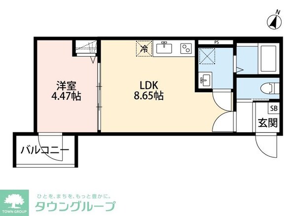 CRASTINE植竹町(クラスティーネウエタケチョウ)の物件間取画像